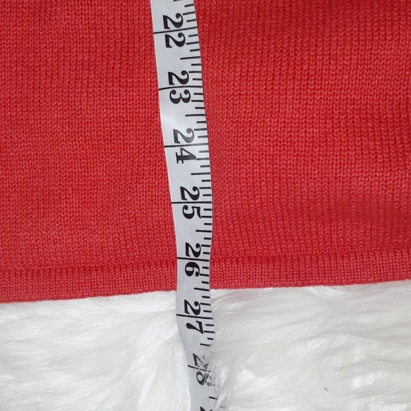 NWT True Beauty By Emme Orange Sweater Plus 1x - Picture 5 of 9